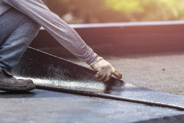 Professional Basement Waterproofing technician working in Forest Park, OH
